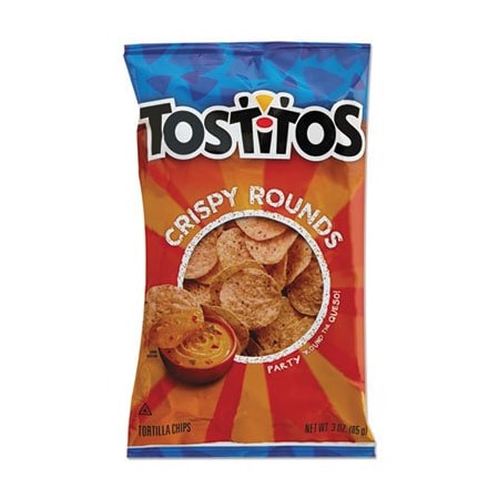 Frito-Lay Tostitos, Tortilla Chips Crispy Rounds, 3 Oz Bag, 28PK 20871